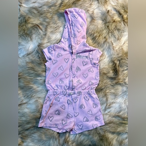 ✨NWOT JUICY COUTURE - GIRLS (KIDS)‎ GORGEOUS PINK ROMPER✨ - Picture 2 of 5